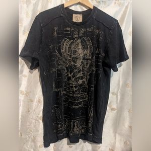 Vintage distressed t shirt unisex